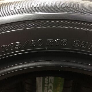 新品 BS ECOPIA NH100RV 215/60R16 16インチ 夏タイヤ 4本 2017年製 オデッセイ ヴェゼル エスティマ CX-3等　(VVT346) クレジットカード QR決済可能