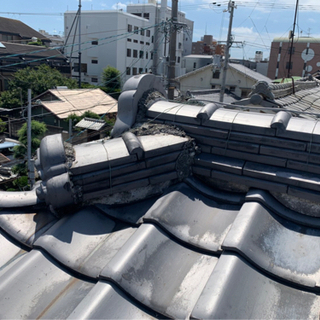 屋根修理 雨漏り 瓦 カラーベスト − 大阪府