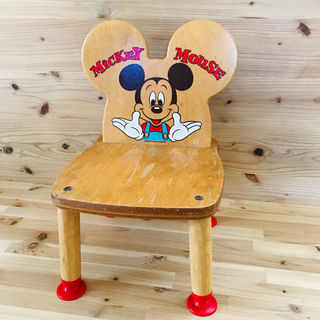 【ネット決済】ミッキーマウス　幼児用椅子