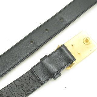 シャネル ココマーク レザー ベルト