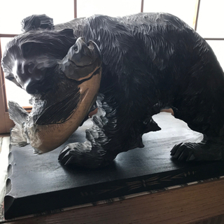 北海道木彫りの熊　あげます❗️