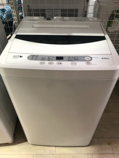 洗濯機　ヤマダ　6kg　2018年　YWM-T60A1
