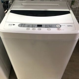洗濯機　ヤマダ　6kg　2018年　YWM-T60A1