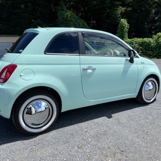 フィアット fiat 500 サマータイヤ ホイール ホイールキャップ セット
