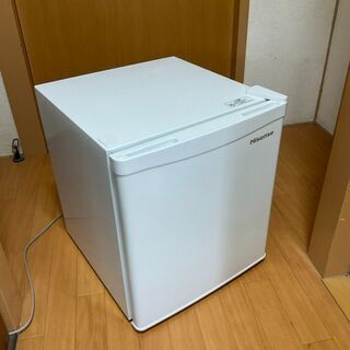 【ネット決済・配送可】1ドア冷蔵庫【HR-A42JW】【2017年製】