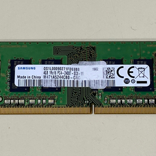 ノートパソコン用 Ram 4GB