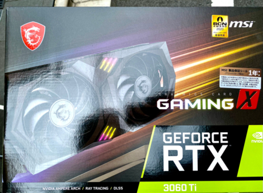 【新品・未開封】RTX 3060 Ti GAMING X 8G LHR