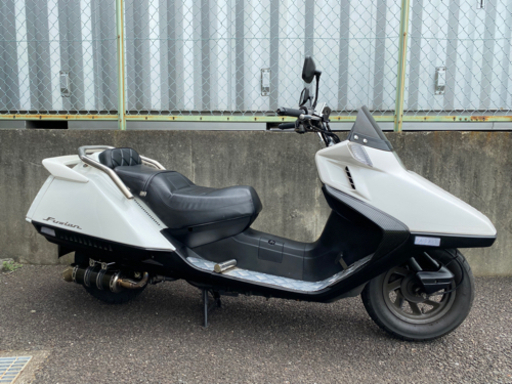【動画ご確認ください】神奈川県綾瀬市 ホンダ フュージョンX MF02 ホワイト 書類あり 現状車 配送・ナンバー登録・現車確認ご相談ください