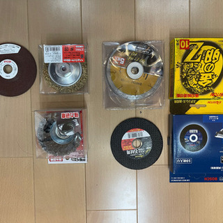未使用　グラインダースタンド & ディスクグラインダ　オマケにディスク複数枚