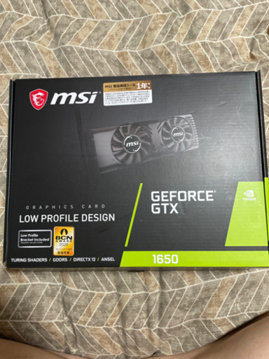 GEFORCE GTX 1650 4gb msi ロープロファイル