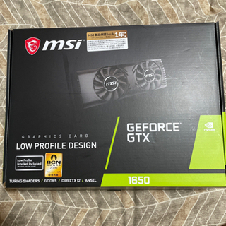 GEFORCE GTX 1650 4gb msi ロープロファイル