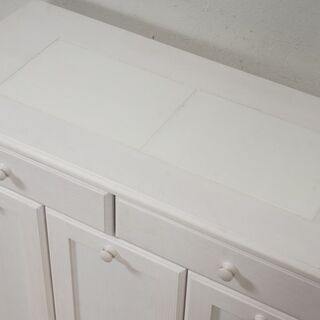 アウトレット 天板タイル ダストボックス ゴミ箱 3連 25L×3 キャスター付き