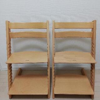 ストッケ stokke 子供用 椅子 2脚セット（バラ売り検討）ナチュラル