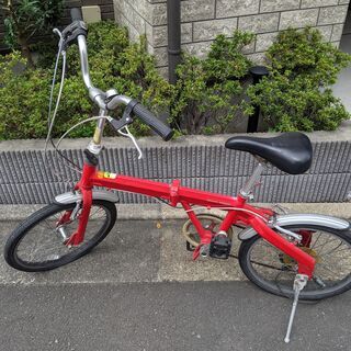 レトロ折りたたみ自転車