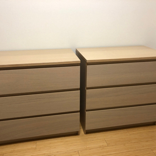 IKEA MALM 3段チェスト