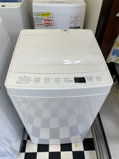 【リサイクルサービス八光　田上店　安心の3か月保証　配達設置ok】AT-WM45B-WH 全自動洗濯機 ホワイト 洗濯4.5kg