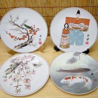 未使用品☆絵皿 四季歳時記 十二撰頒布会 12枚セット