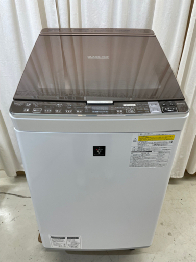 おまけ付】 GM642【クリーニング済】洗濯機 SHARP 9㎏ 2016年製 ES ...