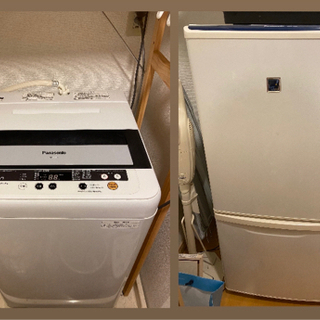 【Panasonic】冷蔵庫&洗濯機（棚付き）