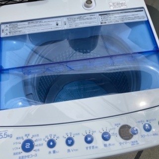 【RKGSE-570】特価！ハイアール/Haier/5.5kg/全自動洗濯機/JW-C55FK/中古/2021年製/当社より近隣地域無料配達