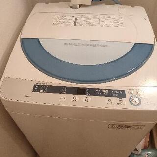 洗濯機　5.5kg SHARP　即引き取り希望！