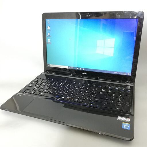 最強 新品高速SSD Windows10 中古美品 15型 NEC LS150/N ノートパソコン 4コア 第2世代 i7-2670QM 8GB DVDRW 無線 カメラ Office