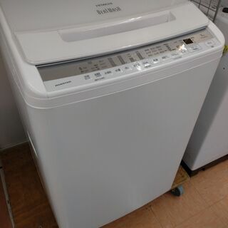 【モノマニア四日市】【引き取り限定】日立　洗濯機　9.0Kg　2...