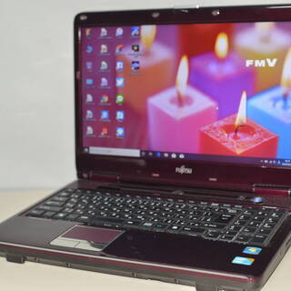 最新Windows10+office 大容量HDD500GB 富士通 NF/G50 高速 i3-330M/4GB/15.6インチ/無線内蔵/DVDマルチ/HDMI/テンキー/便利なソフト多数 Windows10+office 大容量HDD500GB 富士通 NF/G50 高速 i3-330M/4GB