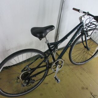 ☆13800円☆ スポーツ中古自転車 B433 ROVER グリーン 6S【クロスバイク】