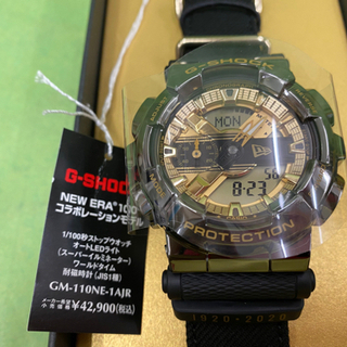 2度ないコラボ【愛品館江戸川店】カシオ　 ジーショック GM-110NE-1AJR ニューエラコラボ　未使用品　問い合わせ番号106-013310-007