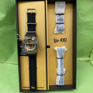 2度ないコラボ【愛品館江戸川店】カシオ　 ジーショック GM-110NE-1AJR ニューエラコラボ　未使用品　問い合わせ番号106-013310-007