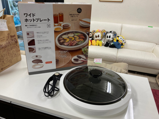 【美品でーす✨焼肉やパンケーキ好きなの焼いて〜】ニトリ ワイドホットプレート