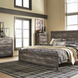 Ashlay ベッド　引き出し付き　full size (ダブルベッド)