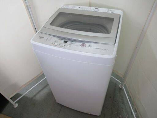 JKN2866/洗濯機/5キロ/5㎏/ステンレス槽/アクア/AQUA/AQW-GS50J/良品/美品/中古品/