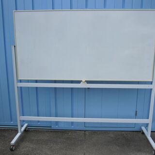 オフィス用家具 脚付両面ホワイトボード W1800