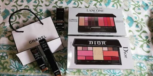 未開封☆CHANEL・Dior・LANCOME・GIVENCHYメイクアップ用品まとめて！！