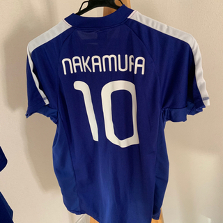 サッカー日本代表 ユニフォーム Tシャツ　10 中村俊輔　S