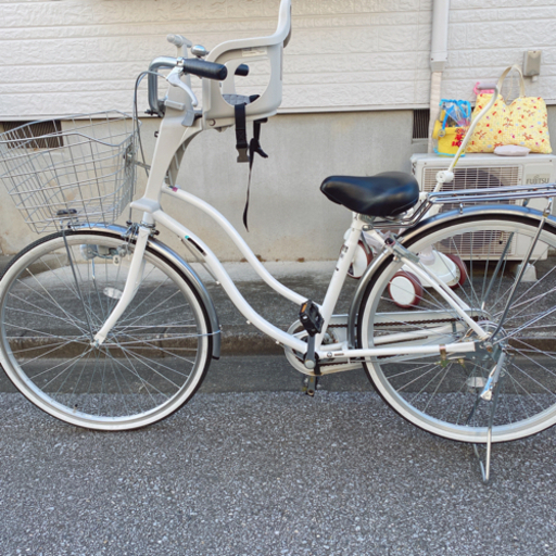 あさひ[ASAHI]26インチ 変速なしシティサイクル 自転車