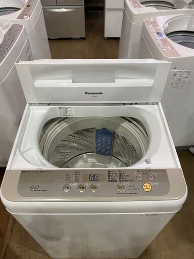 【愛品館市原店】Panasonic 2017年製 6.0kg洗濯機 NA-F60B10【管理I4S029509-007】