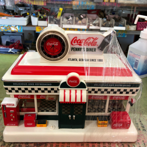 売約済CocaColaダイナーミニチュアハウス