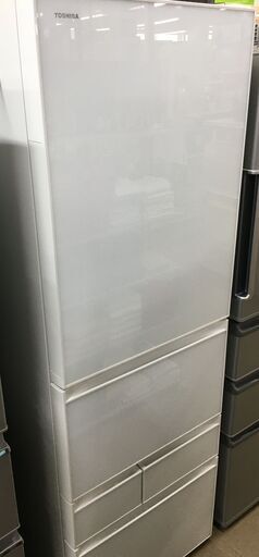 東芝　GR-K41GXV　冷蔵庫　2017年　410L　中古品