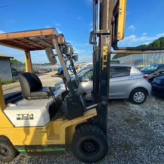 TCM フォークリフト　FG15N17　1500kg ガソリン　引き取り限定・岐阜県可児市