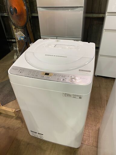 【愛品館市原店】SHARP 2019年製 6.0kg洗濯機 ES-GE6C【管理I4S029636-104】