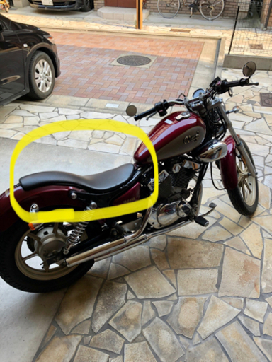 ビラーゴ125 希少フレーム、エンジン4RF