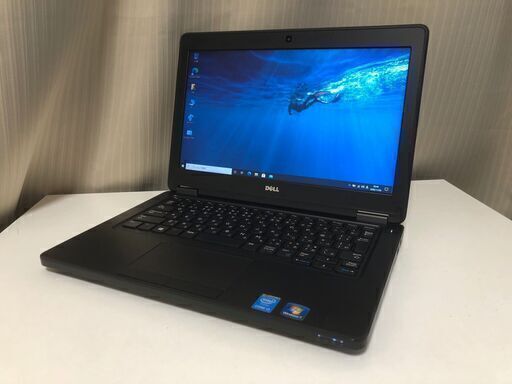 値下げしました。【第5世代Core i3搭載・webカメラ搭載でテレワーク等にも使用可能】Core i3 5010U メモリ2GB HDD128GB WiFi搭載 Win10 Pro【DELL製ノートPC】