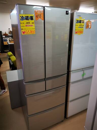 冷蔵庫　４５５L　シャープ製