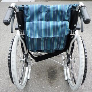 ☆カワムラサイクル KAWAMURA KA822B-N3 車椅子 自走式◆ブレーキ付き