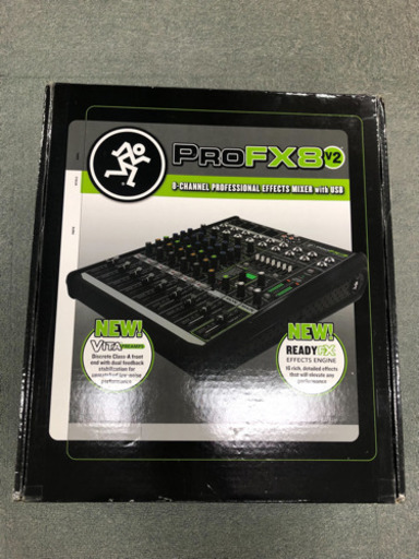 【美品】MACKIE アナログ8chオーディオミキサー PROFX8v2