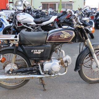 □ホンダ CD50 ベンリィ 4279km 部品取り レストアベース 引取り歓迎 遠距離配送 バイク 札幌発