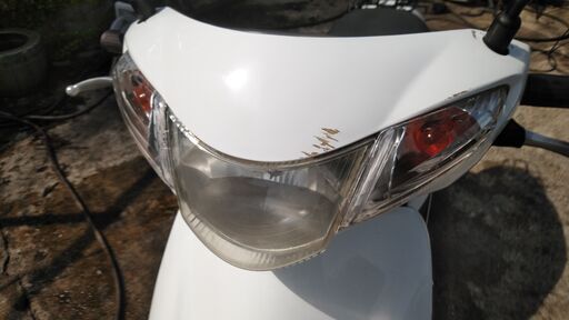 ⭐スズキアドレスV50G CA42A 白 ドライブベルト新品交換 傷多い